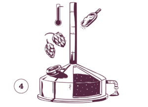 Hopbellen en suikers toevoegen