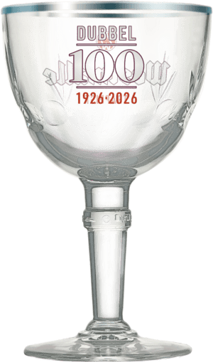 Westmalle glass 33 cl – 100 years of Dubbel