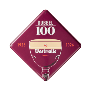 Westmalle 100 jaar Dubbel reclamebord